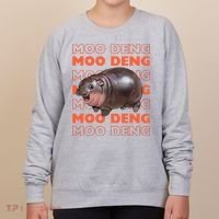Pygmy Bouncy Pig In Thai Costume Moo Deng Women's Sweatshirt thumb 0