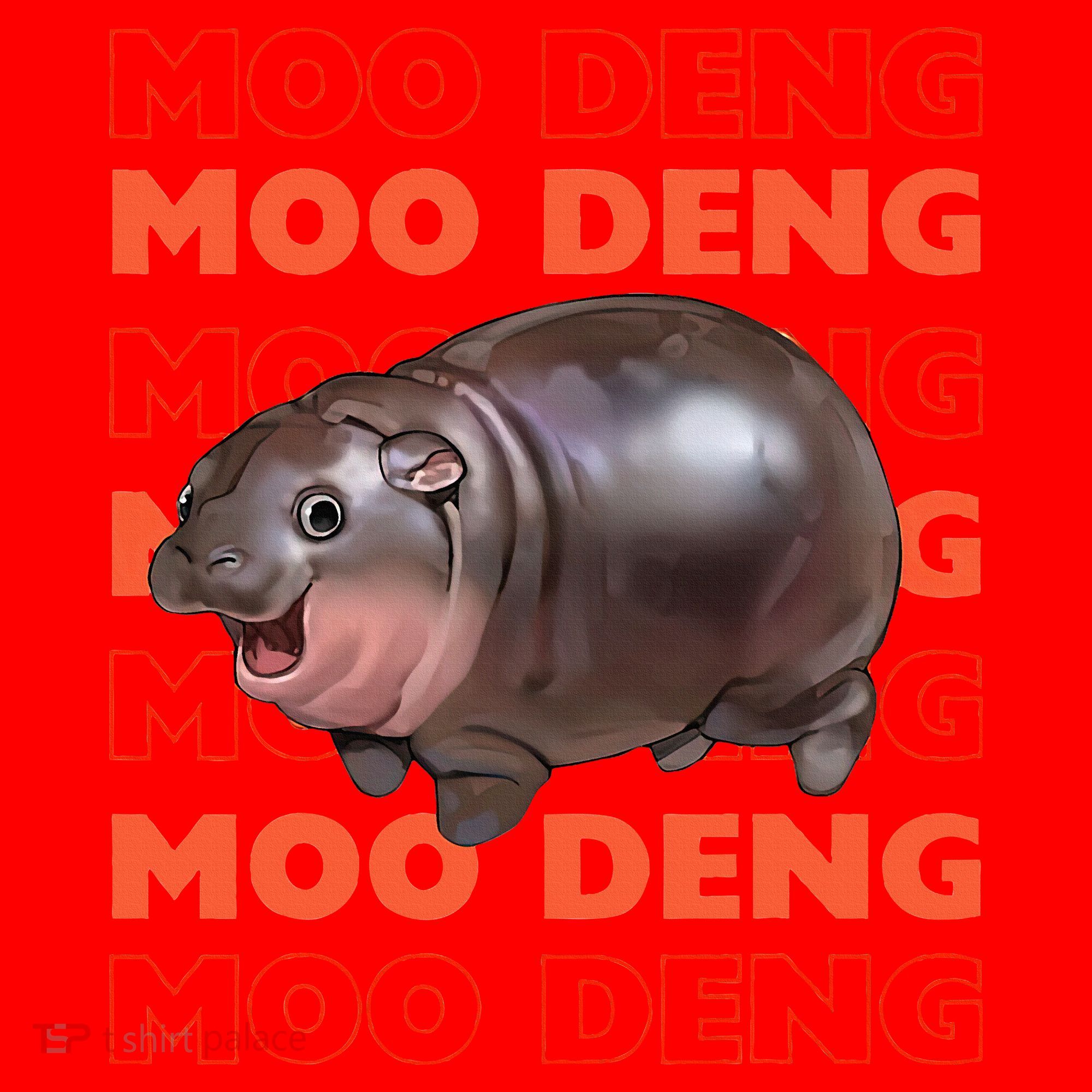 Pygmy Bouncy Pig In Thai Costume Moo Deng Santa Hat