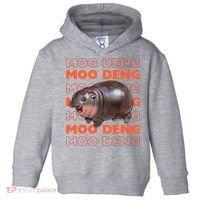 Pygmy Bouncy Pig In Thai Costume Moo Deng Toddler Hoodie thumb 0