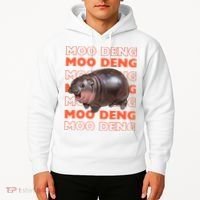 Pygmy Bouncy Pig In Thai Costume Moo Deng Hoodie thumb 2