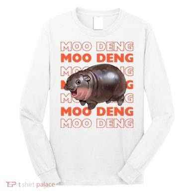 Pygmy Bouncy Pig In Thai Costume Moo Deng Long Sleeve Shirt