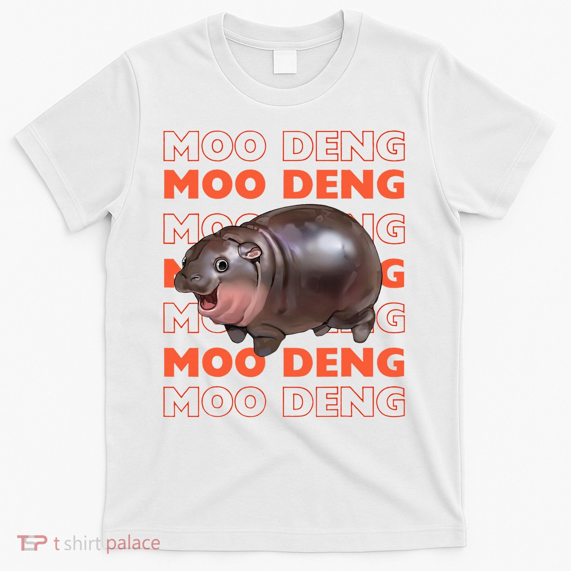 Pygmy Bouncy Pig In Thai Costume Moo Deng T-Shirt