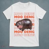Pygmy Bouncy Pig In Thai Costume Moo Deng T-Shirt thumb 5