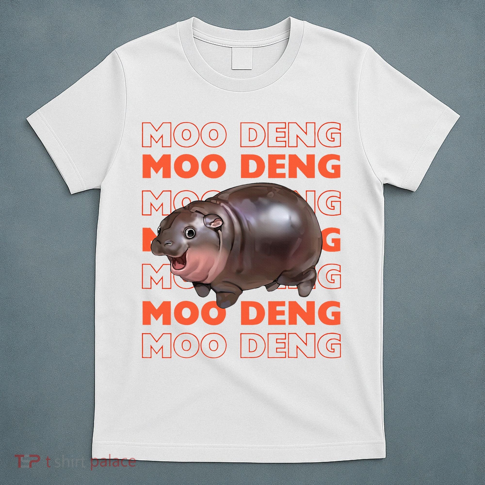 Pygmy Bouncy Pig In Thai Costume Moo Deng T-Shirt