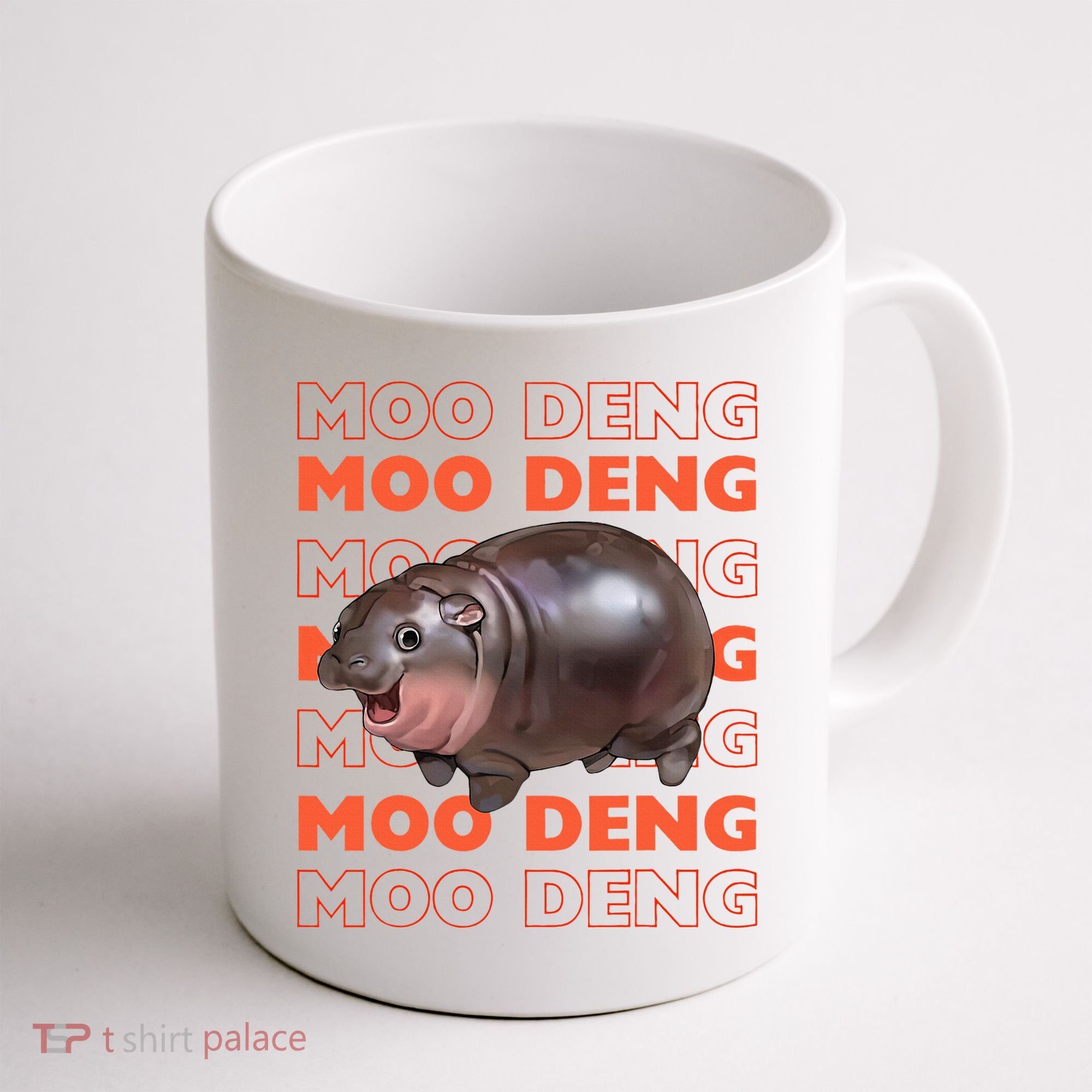 Pygmy Bouncy Pig In Thai Costume Moo Deng Coffee Mug