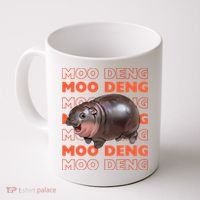 Pygmy Bouncy Pig In Thai Costume Moo Deng Coffee Mug thumb 0