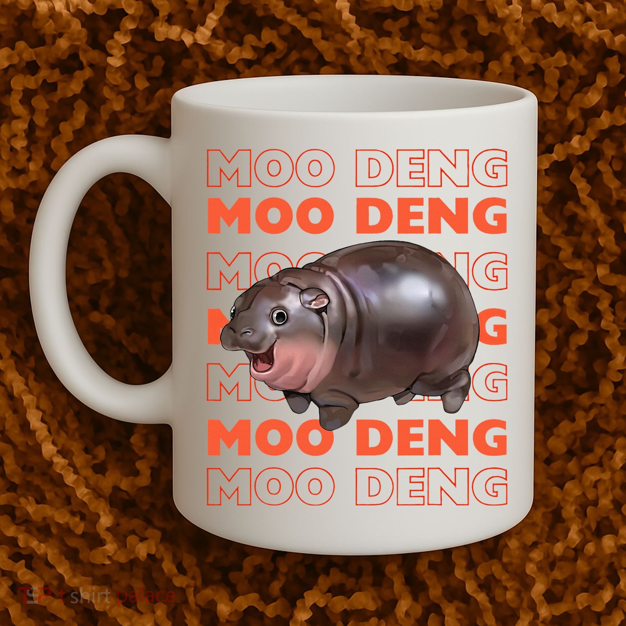 Pygmy Bouncy Pig In Thai Costume Moo Deng Coffee Mug