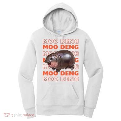 Pygmy Bouncy Pig In Thai Costume Moo Deng Women's Hoodie