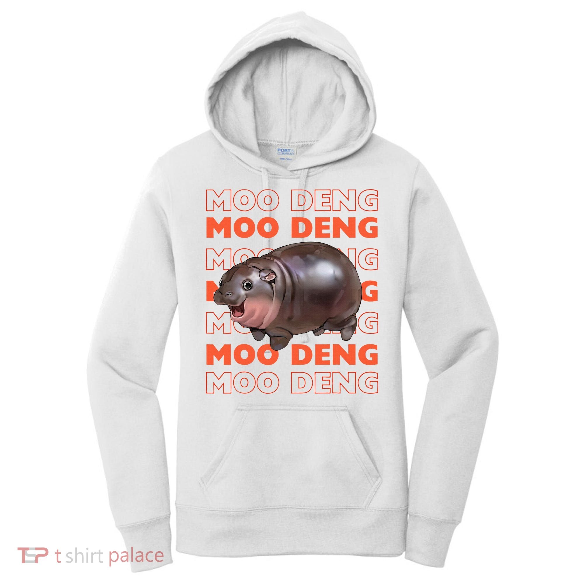 Pygmy Bouncy Pig In Thai Costume Moo Deng Women's Hoodie