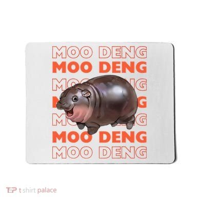 Pygmy Bouncy Pig In Thai Costume Moo Deng Mousepad