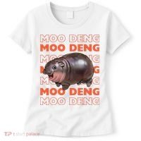 Pygmy Bouncy Pig In Thai Costume Moo Deng Women's T-Shirt thumb 0