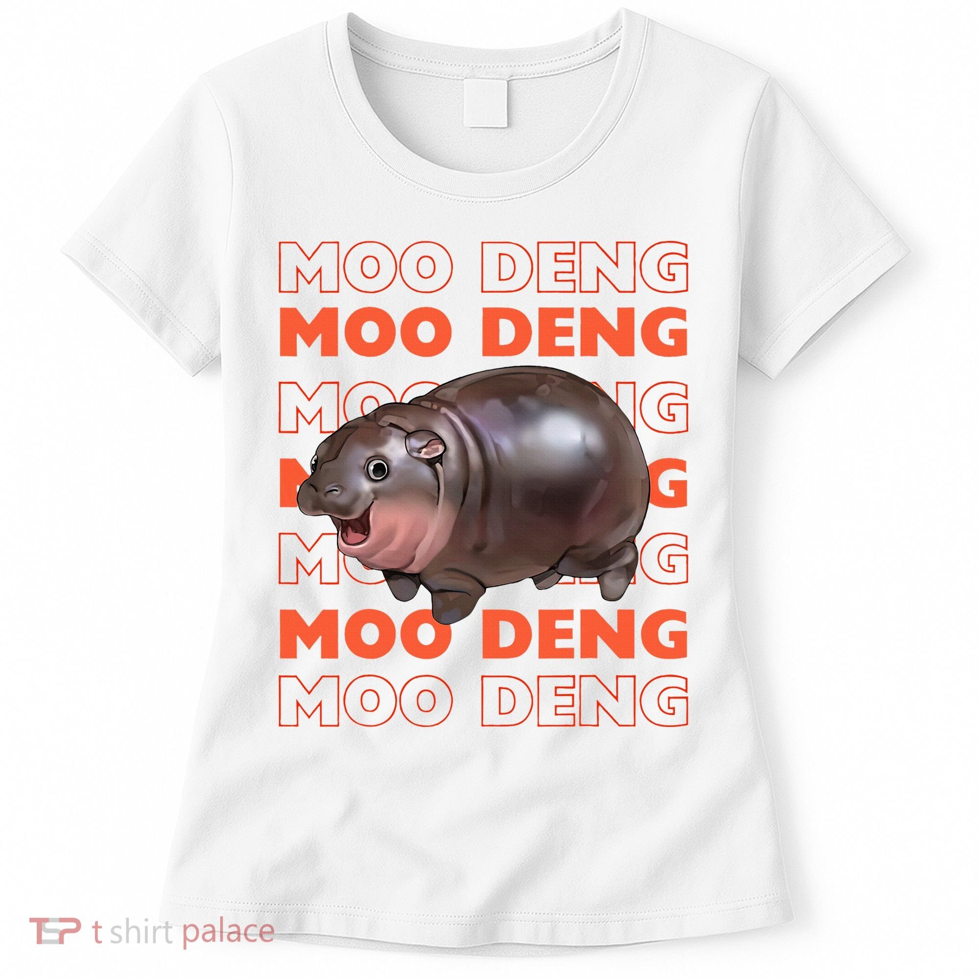 Pygmy Bouncy Pig In Thai Costume Moo Deng Women's T-Shirt