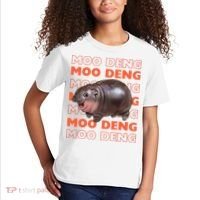 Pygmy Bouncy Pig In Thai Costume Moo Deng Kids T-Shirt thumb 2