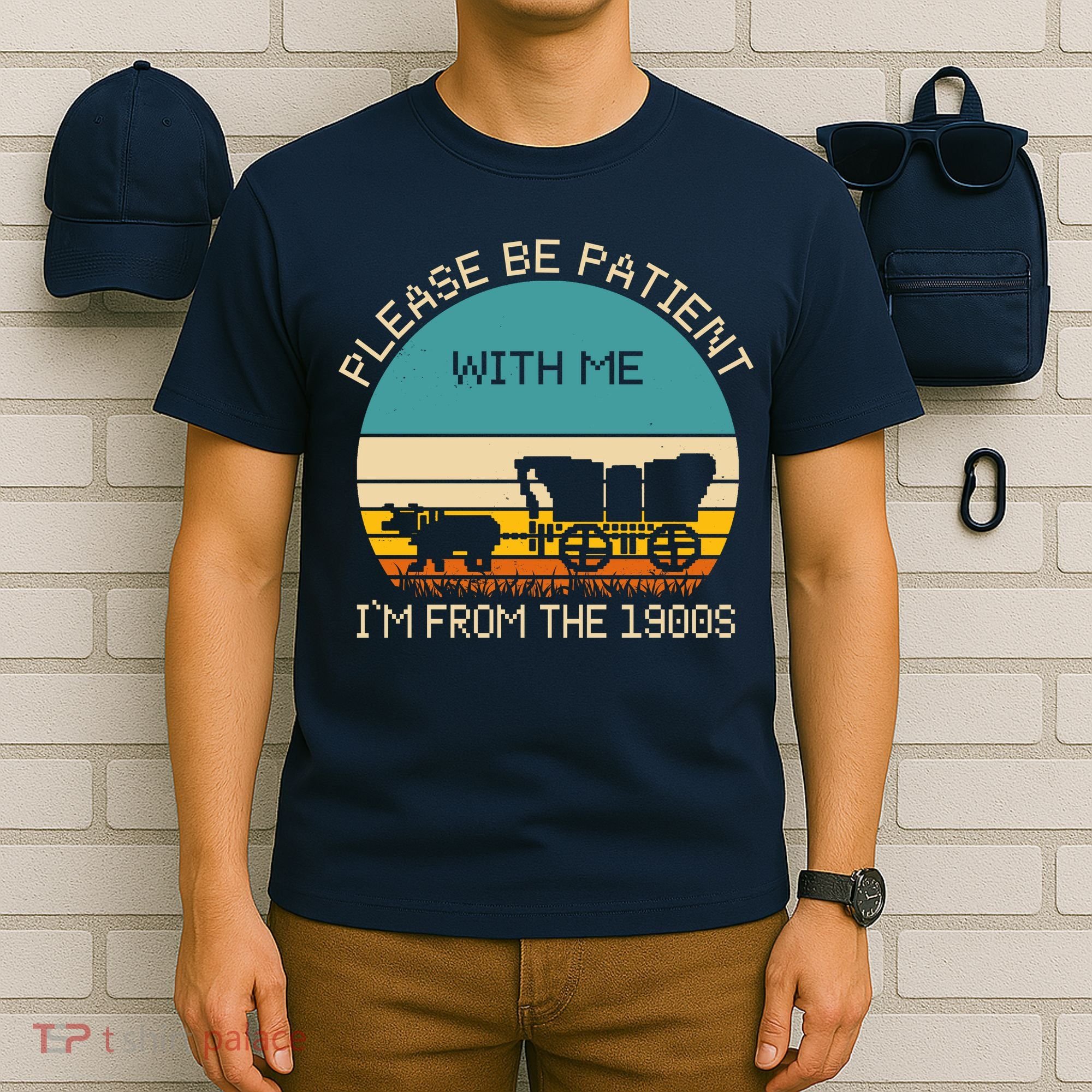 Please Be Patient With Me Im From The 1900s Vintage T-Shirt