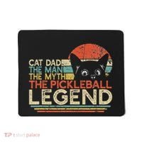 Pickle Ball Player Cat Dad Man Myth Pickleball Legend Mousepad thumb 0