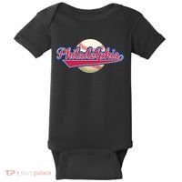 Philadelphia Baseball Baby Bodysuit thumb 0