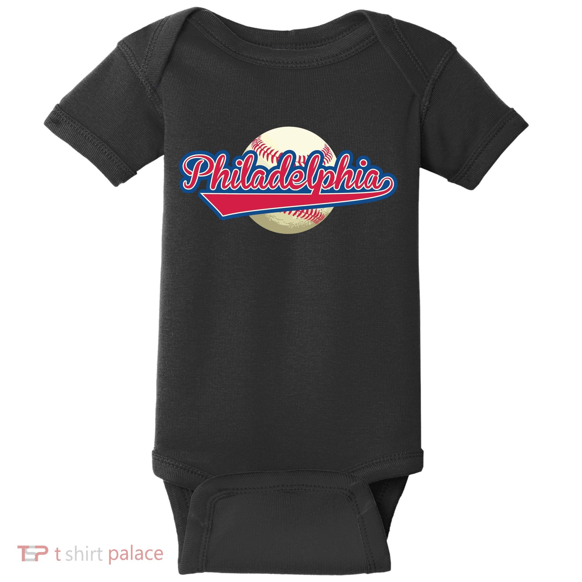 Philadelphia Baseball Baby Bodysuit