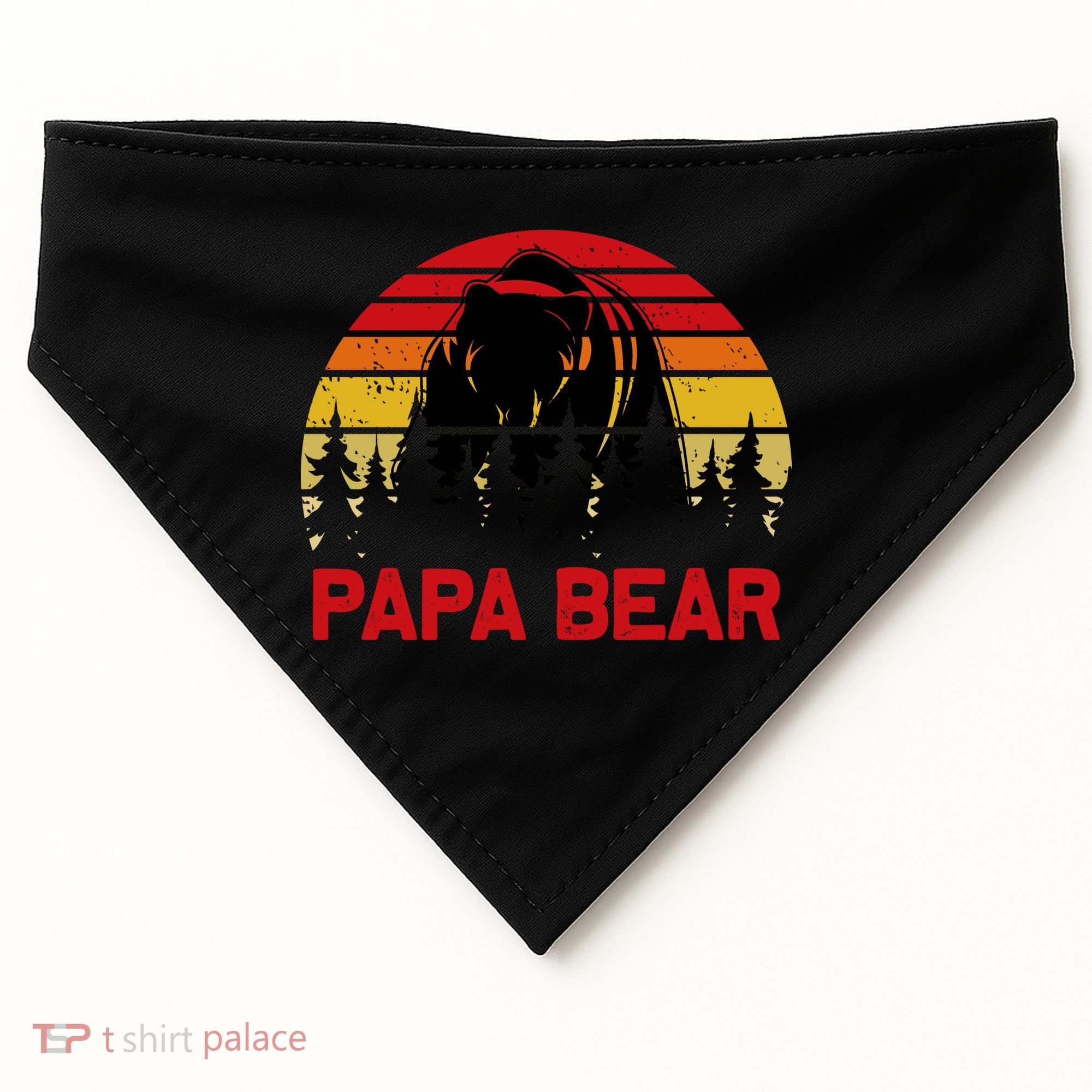Papa Bear USA-Made Doggie Bandana