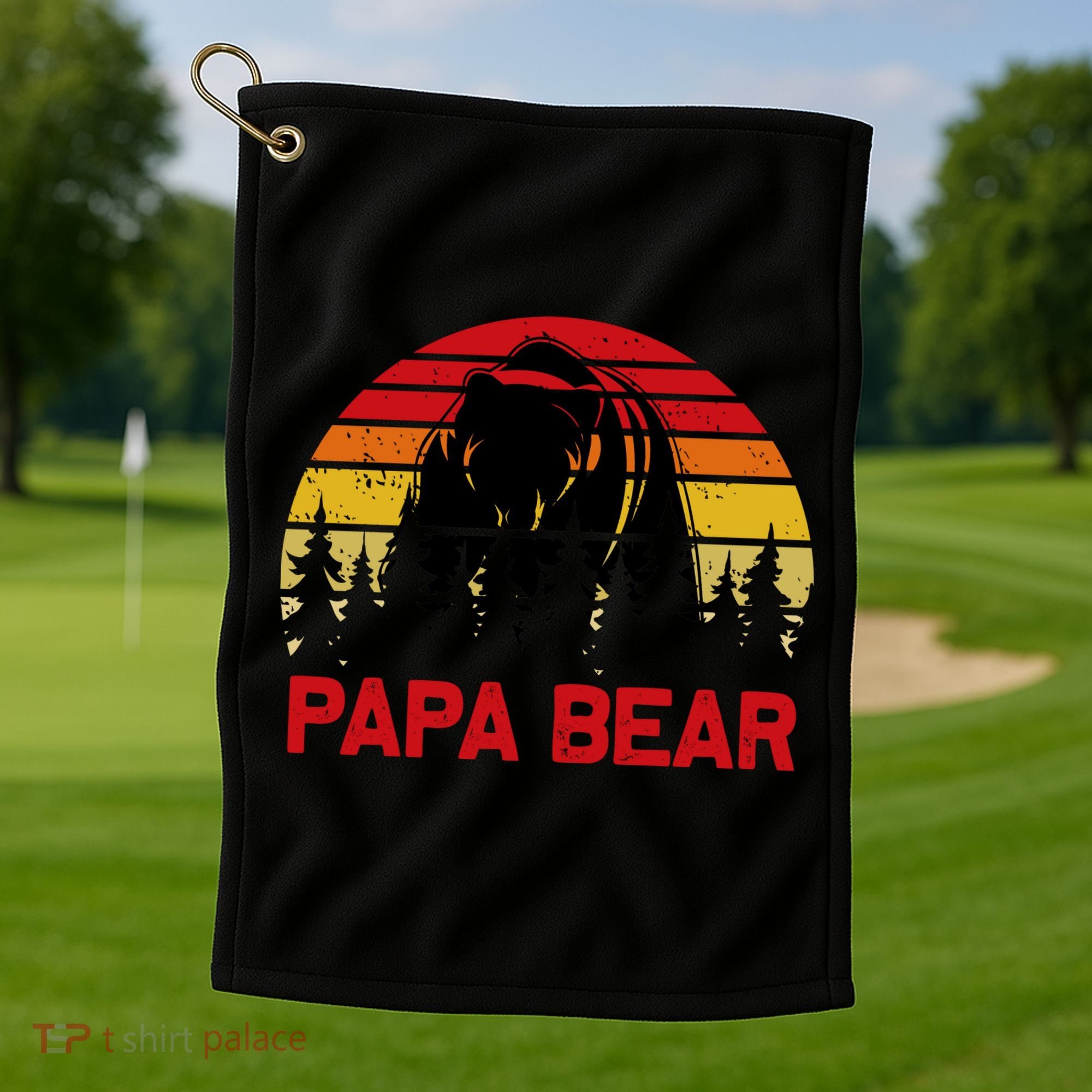 Papa Bear Golf Towel