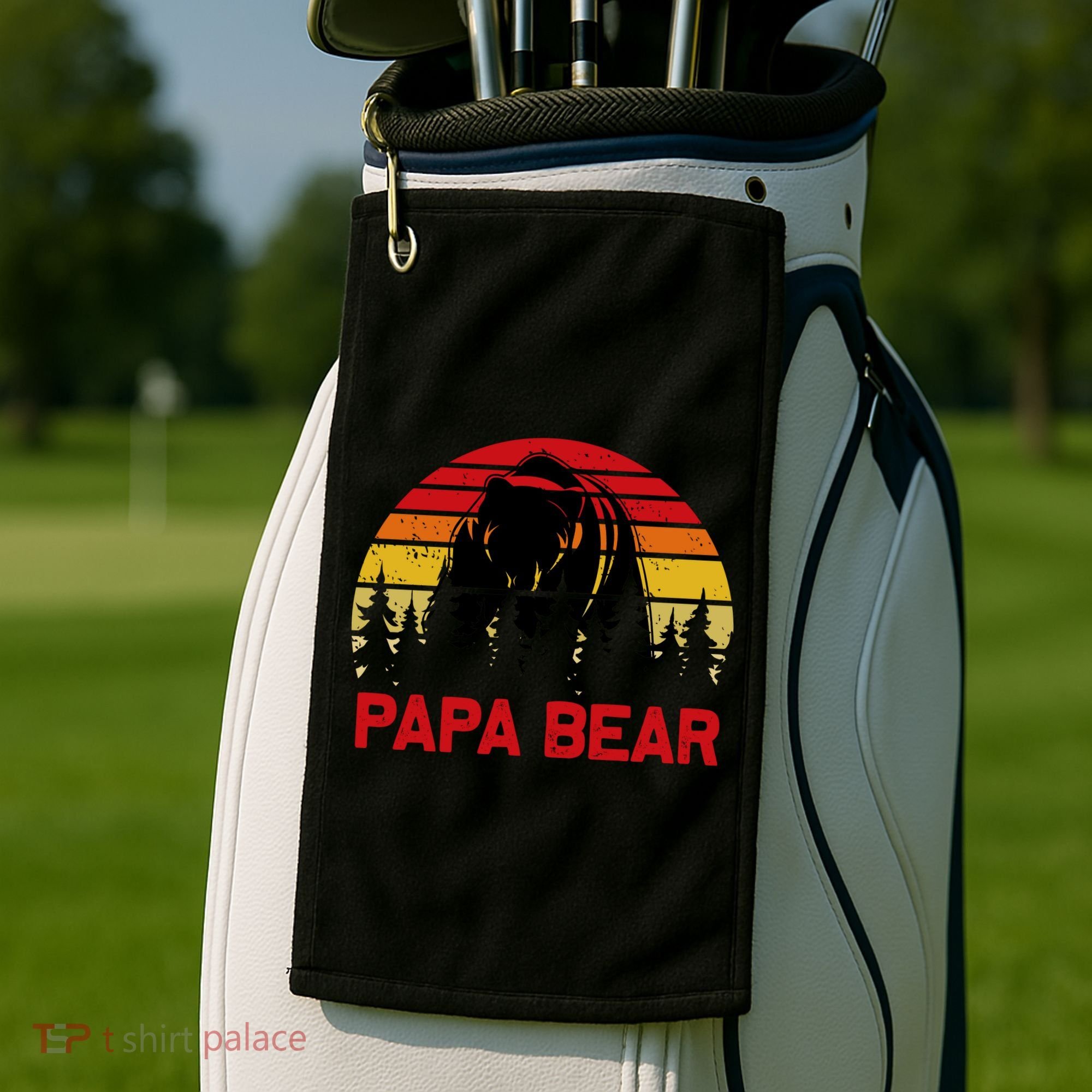 Papa Bear Golf Towel