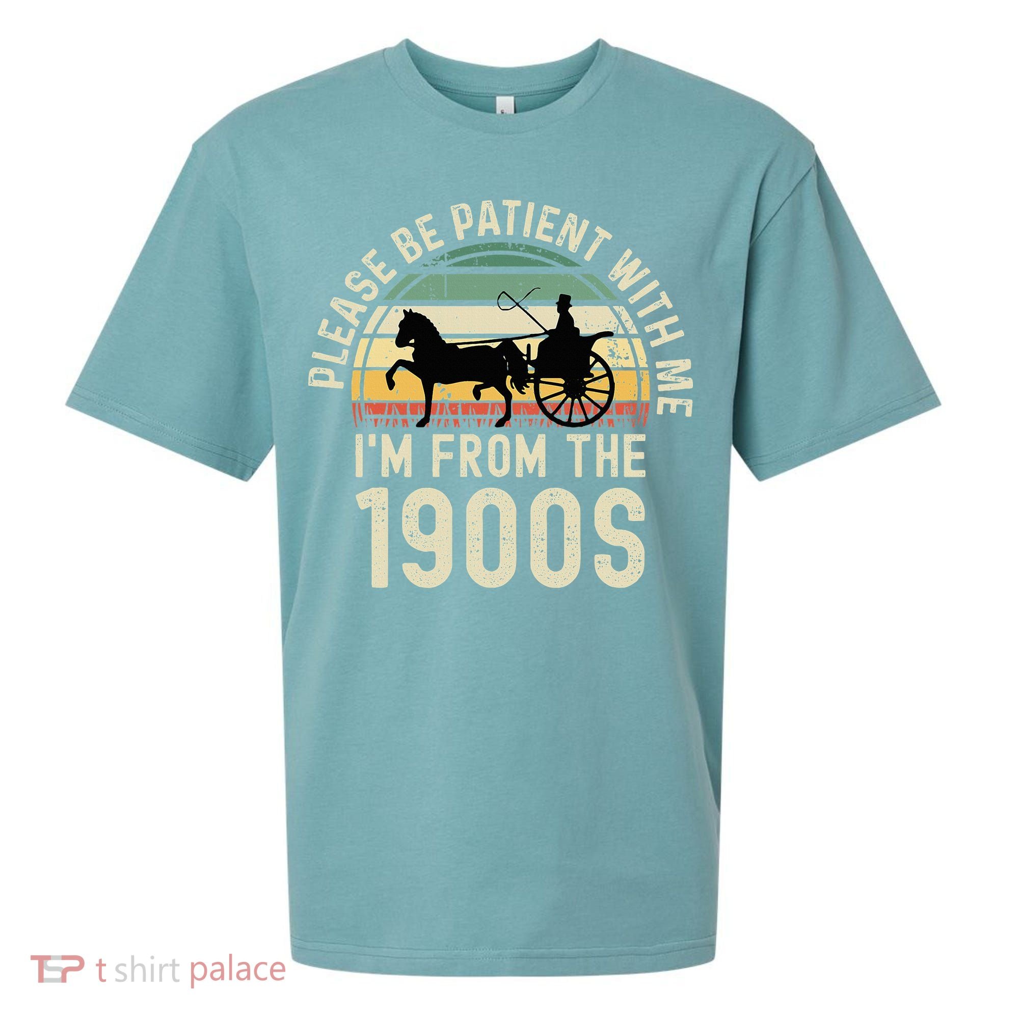 Please Be Patient With Me IM From The 1900s Sueded Cloud Jersey T-Shirt