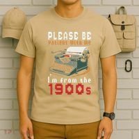 Please Be Patient With Me IM From The 1900 Retro Typewriter T-Shirt thumb 6