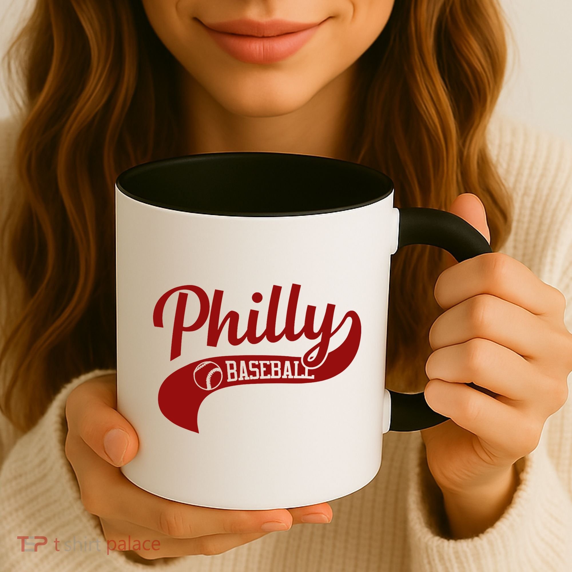 Philly Baseball Player Coffee Mug