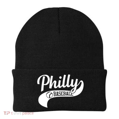 Philly Baseball Player Beanie