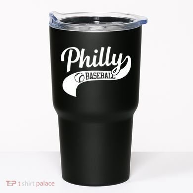 Philly Baseball Player Tumbler