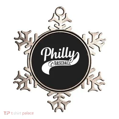 Philly Baseball Player Ornament