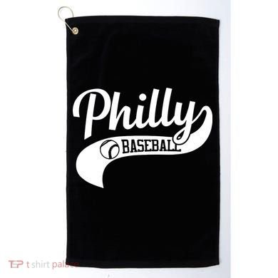 Philly Baseball Player Golf Towel