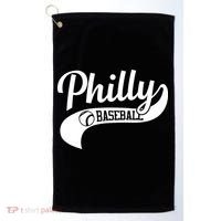 Philly Baseball Player Golf Towel thumb 0
