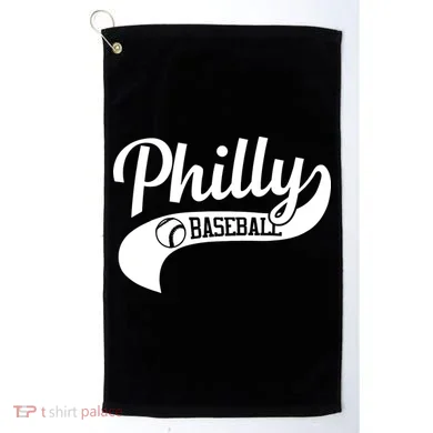 Philly Baseball Player Golf Towel