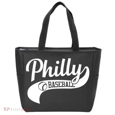 Philly Baseball Player Tote Bag
