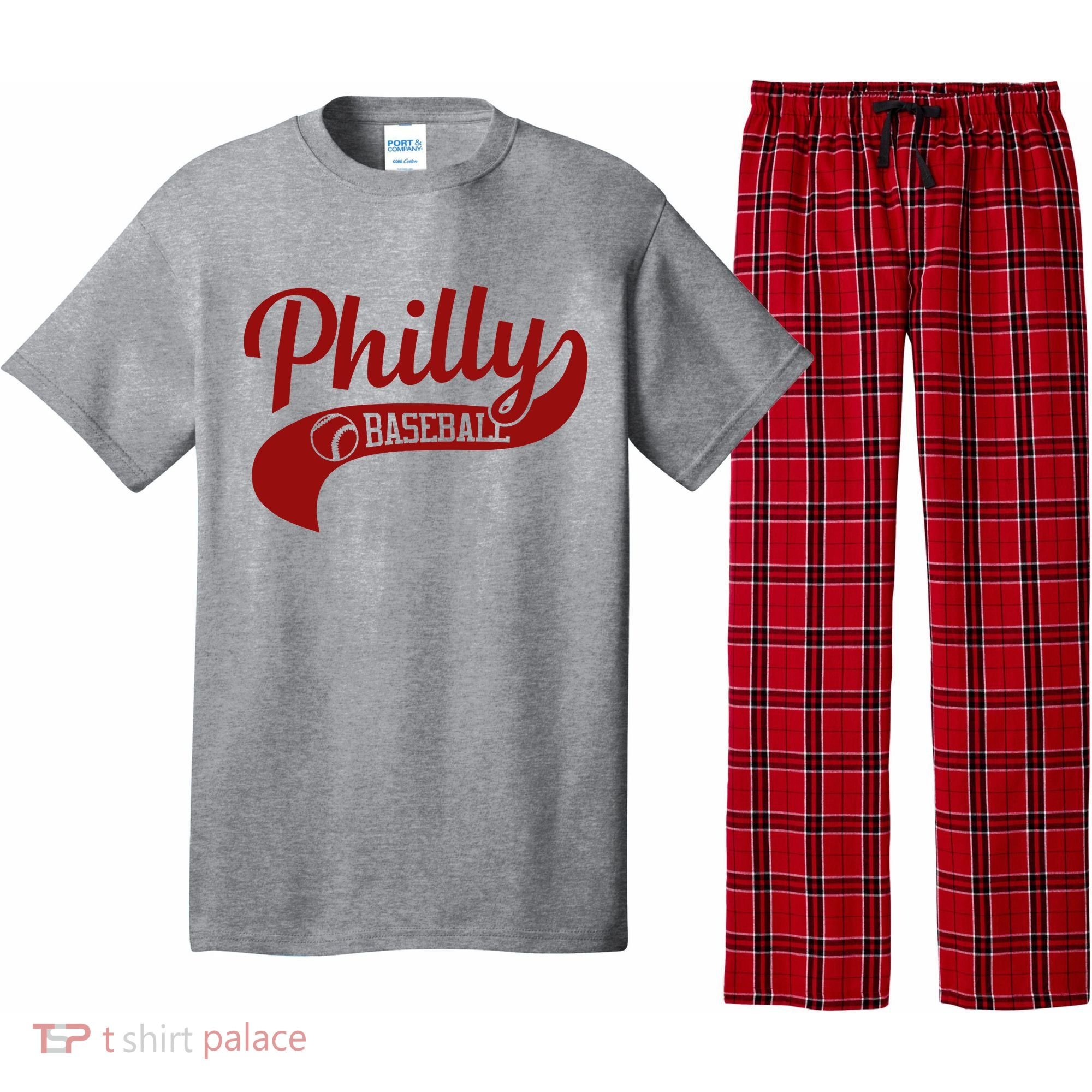 Philly Baseball Player Pajama Set
