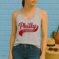 Philly Baseball Player Women's Tank Top thumb 2