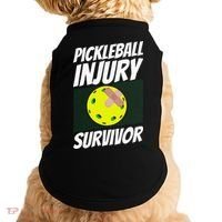 Pickleball Band-Aid Pickleball Injury Survivor Doggie Tank thumb 0