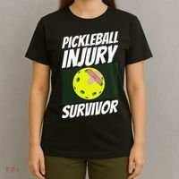 Pickleball Band-Aid Pickleball Injury Survivor T-Shirt thumb 4