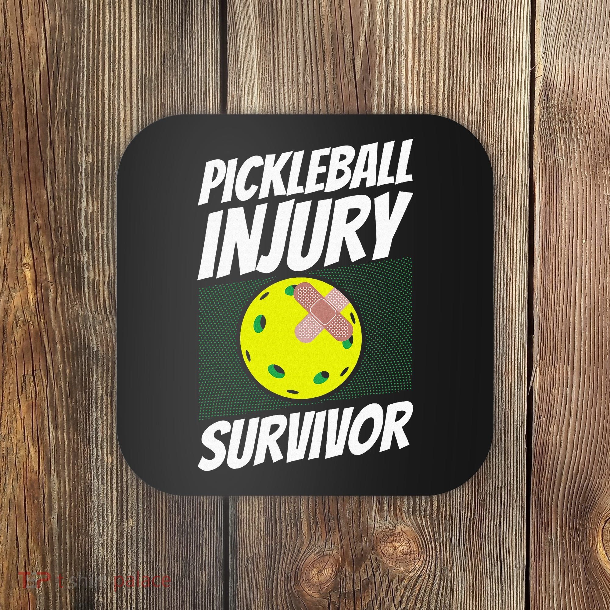 Pickleball Band-Aid Pickleball Injury Survivor Coaster