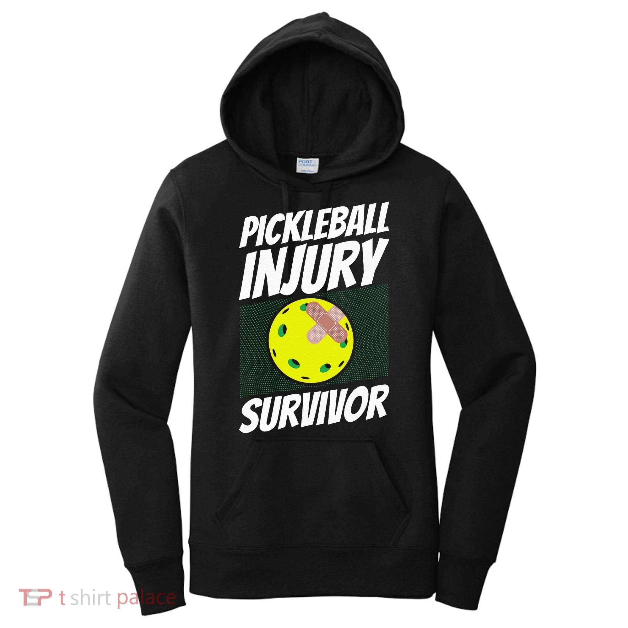 Pickleball Band-Aid Pickleball Injury Survivor Women's Hoodie