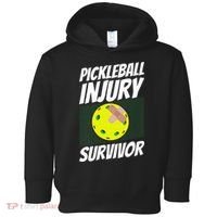 Pickleball Band-Aid Pickleball Injury Survivor Toddler Hoodie thumb 0
