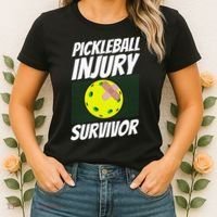 Pickleball Band-Aid Pickleball Injury Survivor Women's T-Shirt thumb 2