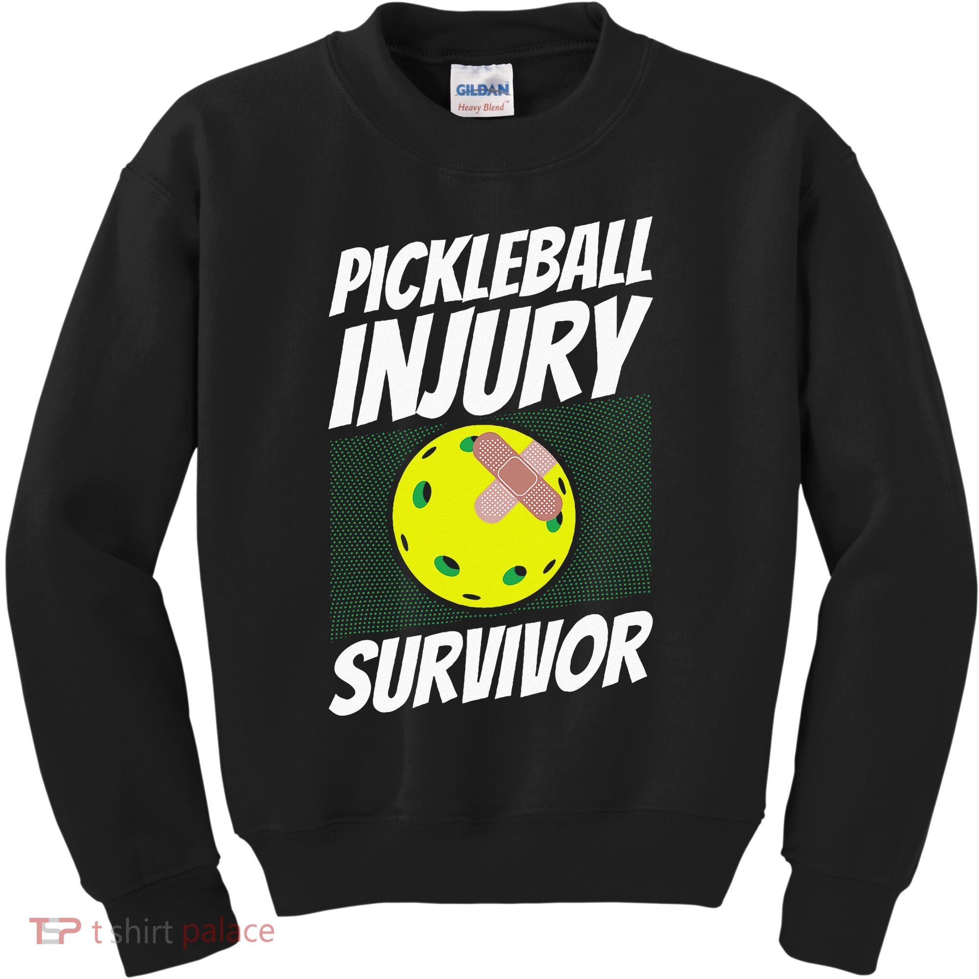 Pickleball Band-Aid Pickleball Injury Survivor Kids Sweatshirt