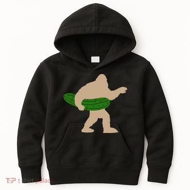 Pickle Bigfoot Pickles Vegan Pickle Kids Hoodie