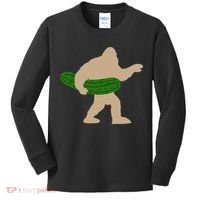 Pickle Bigfoot Pickles Vegan Pickle Kids Long Sleeve Shirt thumb 0