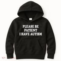 Please Be Patient I Have Autism Kids Hoodie thumb 0