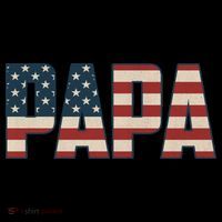 Papa Bold Patriotic American Flag Father’s Day Coffee Mug thumb 5