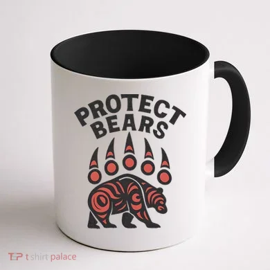 Protect Bears Coffee Mug back