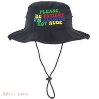 Please Be Patient IM Autistic Not Rude Great Gift Bucket Hat thumb 0