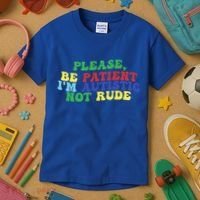 Please Be Patient IM Autistic Not Rude Great Gift Kids T-Shirt thumb 3